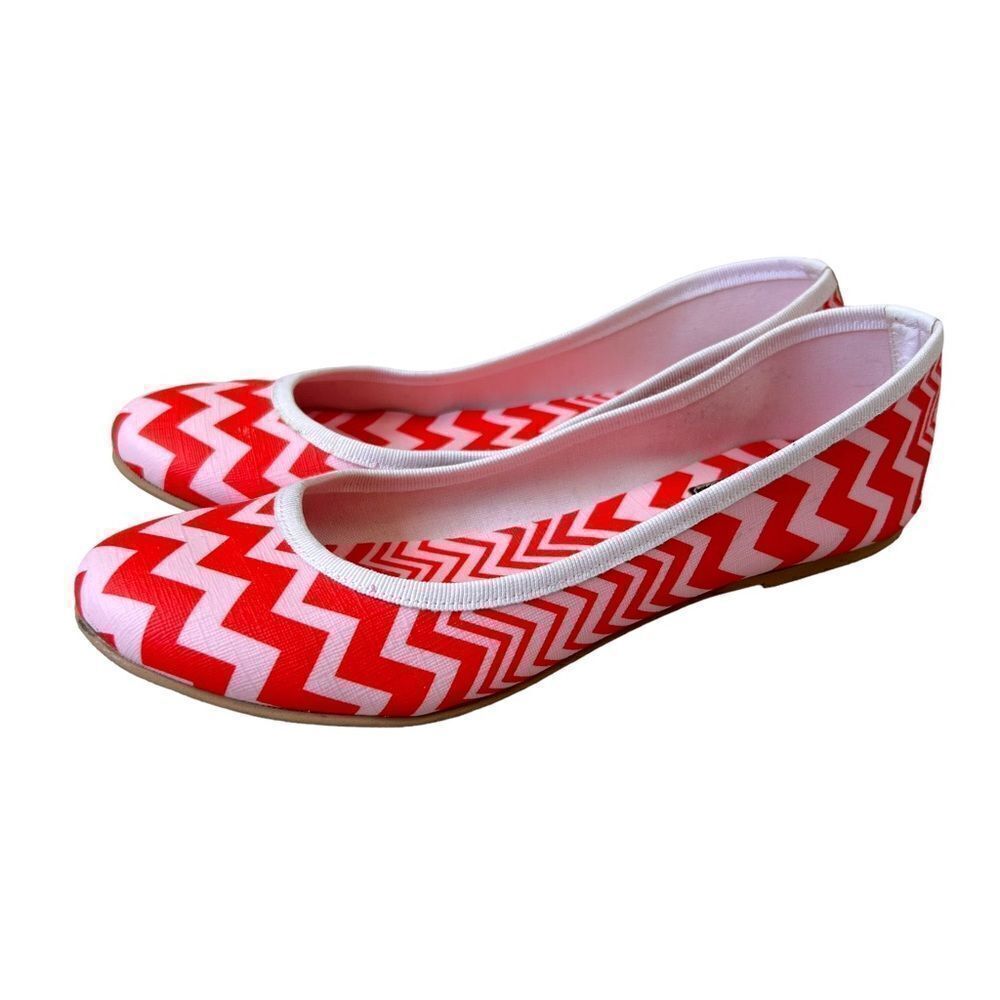 Missoni Orphan Aid Chevron Striped Ballet Flats